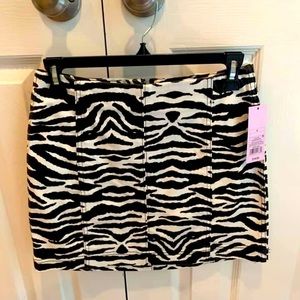 Wild Fable Zebra Skirt